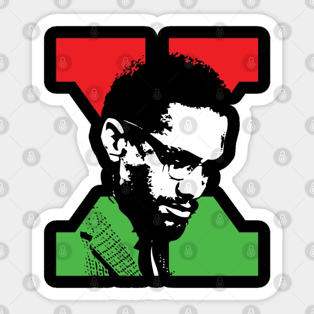Malcolm X, Black Lives Matter, Black History Sticker by UrbanLifeApparel
